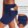 image:imageEkouaer 16 Skorts for Women with Pockets Golf Pickleball Tennis SkirtNavy Blue