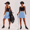 image:imageEkouaer 16 Skorts for Women with Pockets Golf Pickleball Tennis SkirtNavy Pattern