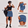 image:imageEkouaer 16 Skorts for Women with Pockets Golf Pickleball Tennis SkirtOasis Blue
