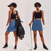 image:imageEkouaer 16 Skorts for Women with Pockets Golf Pickleball Tennis SkirtOasis Blue