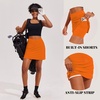 image:imageEkouaer 16 Skorts for Women with Pockets Golf Pickleball Tennis SkirtOrange