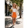 image:imageEkouaer 16 Skorts for Women with Pockets Golf Pickleball Tennis SkirtOrange