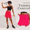 image:imageEkouaer 16 Skorts for Women with Pockets Golf Pickleball Tennis SkirtRose Red