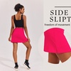 image:imageEkouaer 16 Skorts for Women with Pockets Golf Pickleball Tennis SkirtRose Red