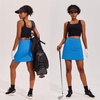 image:imageEkouaer 16 Skorts for Women with Pockets Golf Pickleball Tennis SkirtSparkle Blue