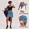 image:imageEkouaer 16 Skorts for Women with Pockets Golf Pickleball Tennis SkirtTeal Pattern