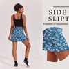 image:imageEkouaer 16 Skorts for Women with Pockets Golf Pickleball Tennis SkirtTeal Pattern