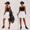 image:imageEkouaer 16 Skorts for Women with Pockets Golf Pickleball Tennis SkirtWhite