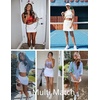 image:imageEkouaer 16 Skorts for Women with Pockets Golf Pickleball Tennis SkirtWhite