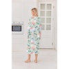 image:imageEkouaer 2 Pack Long Nightgowns for Women Long Sleeve Nightgown with PocketGreen Flowerblue Flower