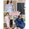 image:imageEkouaer 2 Pack Long Nightgowns for Women Long Sleeve Nightgown with PocketGreen Flowerpink Flower