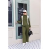 image:imageEkouaer 2 Piece Sets for Women Half Zip Lounge Sets Matching Fall OutfitsArmy Green