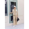 image:imageEkouaer 2 Piece Sets for Women Half Zip Lounge Sets Matching Fall OutfitsBeige