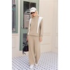 image:imageEkouaer 2 Piece Sets for Women Half Zip Lounge Sets Matching Fall OutfitsBeige