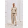 image:imageEkouaer 2 Piece Sets for Women Half Zip Lounge Sets Matching Fall OutfitsBeige