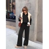 image:imageEkouaer 2 Piece Sets for Women Half Zip Lounge Sets Matching Fall OutfitsBlack