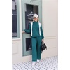 image:imageEkouaer 2 Piece Sets for Women Half Zip Lounge Sets Matching Fall OutfitsBlue Green