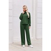 image:imageEkouaer 2 Piece Sets for Women Half Zip Lounge Sets Matching Fall OutfitsBright Green