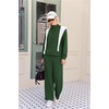 image:imageEkouaer 2 Piece Sets for Women Half Zip Lounge Sets Matching Fall OutfitsBright Green
