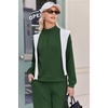 image:imageEkouaer 2 Piece Sets for Women Half Zip Lounge Sets Matching Fall OutfitsBright Green