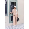 image:imageEkouaer 2 Piece Sets for Women Half Zip Lounge Sets Matching Fall OutfitsChampagne