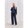 image:imageEkouaer 2 Piece Sets for Women Half Zip Lounge Sets Matching Fall OutfitsDark Blue