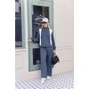 image:imageEkouaer 2 Piece Sets for Women Half Zip Lounge Sets Matching Fall OutfitsNavy Blue