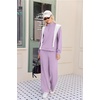 image:imageEkouaer 2 Piece Sets for Women Half Zip Lounge Sets Matching Fall OutfitsPurple