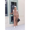 image:imageEkouaer 2 Piece Sets for Women Half Zip Lounge Sets Matching Fall OutfitsSmoky Brown