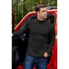 image:imageEkouaer 3 Packs Men Turtleneck Shirts Long Sleeve Thermal Tops Causal Lightweight Pullover SXXXL3pcs Black  Light Brown  Green