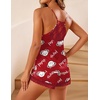 image:imageEkouaer Lingerie for Women Sexy Satin Silk Pajama Sets Lace Cami Short PjRed Paris