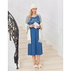 image:imageEkouaer Long Sleeve Nightgowns for Women Calf Length Sleep ShirtsBlue Good Morning