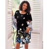 image:imageEkouaer Nightgowns for Women Short Sleeve Sleep Shirts Raglan Night ShirtButterfly