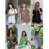 image:imageEkouaer Pajamas Set for Women Short Sleeve Sleepwear Button Down Pj XSXXXLMisty Rose