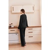 image:imageEkouaer Pajamas for Women Set Soft Longe Sleeve 2 Piece Lounge SetBlack