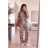 image:imageEkouaer Pajamas for Women Set Soft Longe Sleeve 2 Piece Lounge SetLeopard  Bow