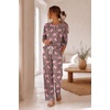image:imageEkouaer Pajamas for Women Set Soft Longe Sleeve 2 Piece Lounge SetLeopard  Bow