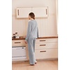 image:imageEkouaer Pajamas for Women Set Soft Longe Sleeve 2 Piece Lounge SetLight Grey
