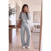 image:imageEkouaer Pajamas for Women Set Soft Longe Sleeve 2 Piece Lounge SetLight Grey