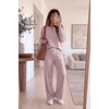 image:imageEkouaer Pajamas for Women Set Soft Longe Sleeve 2 Piece Lounge SetLight Pink