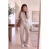 image:imageEkouaer Pajamas for Women Set Soft Longe Sleeve 2 Piece Lounge SetPink Stripe