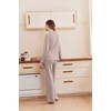image:imageEkouaer Pajamas for Women Set Soft Longe Sleeve 2 Piece Lounge SetPink Stripe
