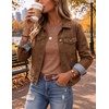 image:imageEkouaer Womens Long Sleeve Shirts Casual Crewneck Thermal TopsBurnt Orange