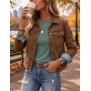 image:imageEkouaer Womens Long Sleeve Shirts Casual Crewneck Thermal TopsGreen