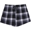 image:imageEkouaer Womens Pajama Shorts Soft Lounge Pj Bottoms Sleep Short with PocketBlack Plaid