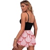 image:imageEkouaer Womens Pajama Shorts Soft Lounge Pj Bottoms Sleep Short with PocketPink Bow