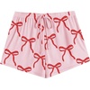 image:imageEkouaer Womens Pajama Shorts Soft Lounge Pj Bottoms Sleep Short with PocketPink Bow