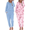 Light Blue/Pink Bow