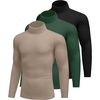3pcs Black / Light Brown / Green
