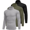 3pcs Black / Light Grey / Army Green